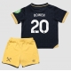 West Ham United Jarrod Bowen #20 Barnkläder Tredje matchtröja till baby 2025-26 Kortärmad (+ Korta byxor) Billigt